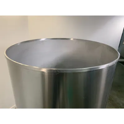 Used Stainless Steel Sanitary Dry Storage Bin Hopper - 32 Cu/Ft