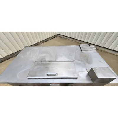 Used Stainless Steel Horizontal Liquid Mixer - 350 Gal. Capacity