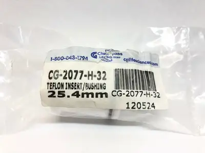 NEW CHEMGLASS TEFLON INSERT / BUSHING