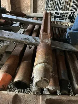 Used GILL ROCK 6” X 55 ½” CABLE TOOL DRILLING CHISEL BIT Drills Pennsylvania US | East West Machinery & Drilling #1417216