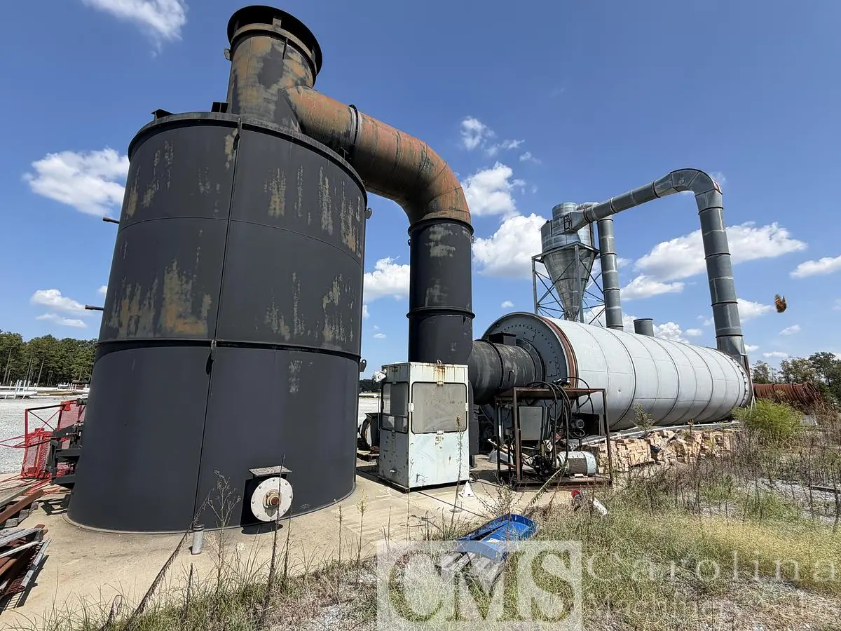 Used BAKER RULLMAN AND PLAYER DESIGN 12X48 TRIPLE PASS DRYER WITH GREEN DUST BURNER Woodworking Complete Operations North Carolina US | CAROLINA MACHINERY SALES #1465780