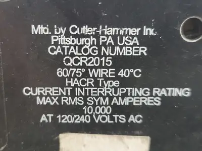 USED CUTLER-HAMMER QCF215