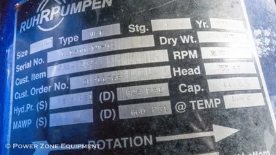 NEW RUHRPUMPEN VLT-HLX 200
