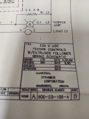 USED Universal Dynamics 120VAC Motor Voltage AC Drive UDC Feeder