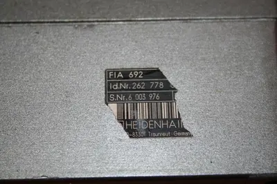 USED HEIDENHAIN CORP 262 778 0