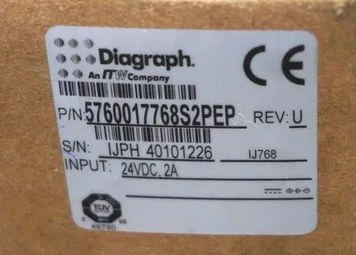 NEW DIAGRAPH 5760-017768S2PEP PRINT HEAD ASSEMBLY 5760017768S2PEP