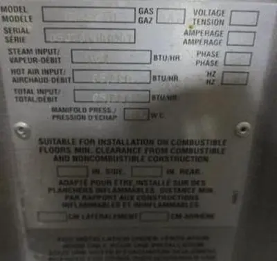 USED BLODGETT B14G/AB