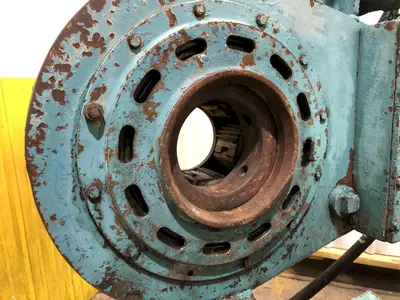 5" PIPE PECK-O-MATIC HYDRAULIC BUCK-ON / BREAK-OUT MACHINE FOR THREADED PIPE: STOCK #16528