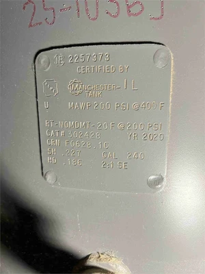 Used _UNKNOWN_ _UNKNOWN_ Pressure Tanks California US | MachineryMax #1321352