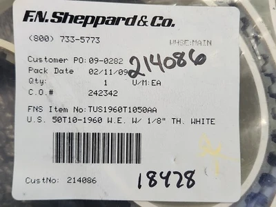 NEW F.N. Sheppard & Co. 50T10-1960