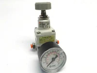 IR1000-N01 | SMC  Precision Modular Regulator w/ Gauge - Used