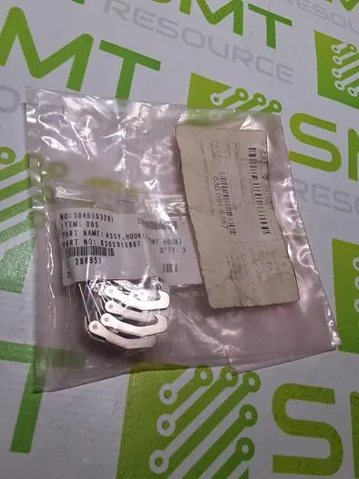 UNIVERSAL INSTRUMENTS 6300916867 HOOK (FRONT HOOK) ASSEMEBLY - LOT OF 5- NEW