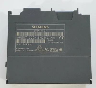 USED Siemens 6ES7 322-1BH01-0AA0 & 6ES7 322-1BF01-0AA0