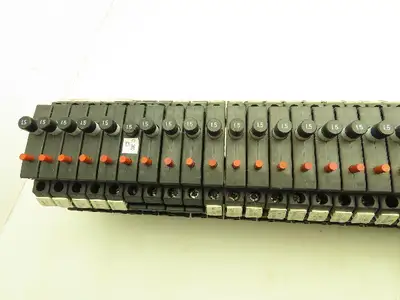 Allen Bradley 1492-GH015 Din Rail 1.5A Circuit Breaker Ser B 250V Lot of 57