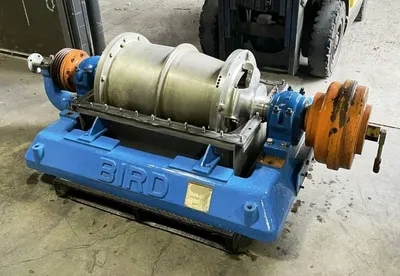 (3) Bird 18 x 28 solid bowl decanter centrifuges, 316SS.