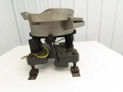 Vibratory Bowl Feeder Small Parts Sorter 12" Dia Left Hand Discharge