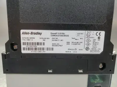 USED Allen-Bradley 1756-ENBT Ser A R01 FW3.9