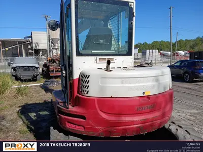 Used 2019 TAKEUCHI TB280FR Excavators Florida US | Proxy Equipment #1381953