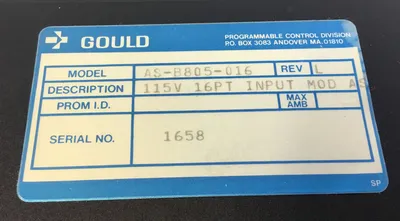 Used Gould _UNKNOWN_ PLC Input & Output South Carolina US | Palmetto Automation #1505404