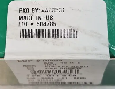 Used EDP 10489 Bolts South Carolina US | Palmetto Automation #1160083