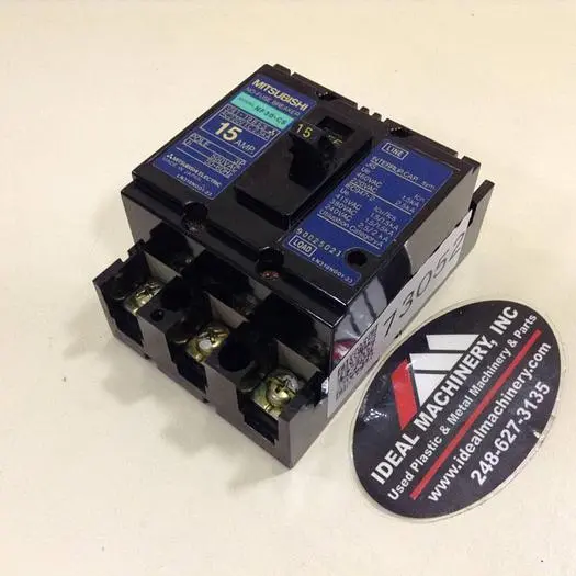 Used MITSUBISHI NF30-CS-15 Circuit Breakers Michigan US | Ideal Machinery #707942