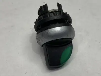 S-5412 | Moeller S-5225 Illuminated 3-Position Selector Switch Assembly Green - New Other