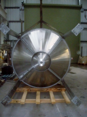 2500 L S/S Zero Pressure Jktd Enc Tank