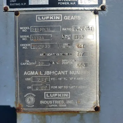 USED LUFKIN S1810CH