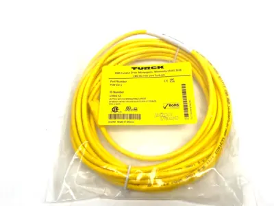 NEW TURCK PICOFAST SINGLE ENDED CORDSET M8 4-PIN U3501-52
