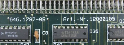 USED GARVENS 646-1787-08 PROCESSOR BOARD 646178708 12000105