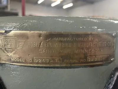 Used NOBLES 9263-1262 Chip Wringers California US | Wheeler Machinery Sales #1277849