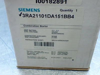 NEW SIEMENS 3RA21101DA151BB4