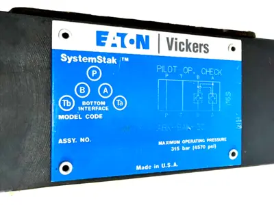 NEW VICKERS DGMPC-5-ABK-BAK-30 CHECK VALVE DGMPC5ABKBAK30
