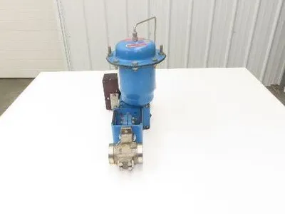 Jamesbury Quadra-Powr II QP1C/M 1" Segment SS Ball Valve Actuator & Positioner