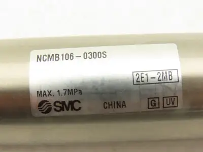 SMC NCMB106-0300S Pneumatic Spring Return Cylinder 1.06"Bore 2.5"Str Lot of 2