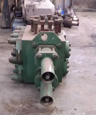 USED SHAFFER SENTINEL II 7 1/16" 5M DOUBLE RAM BOP