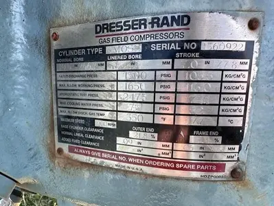 USED DRESSER RAND MOS