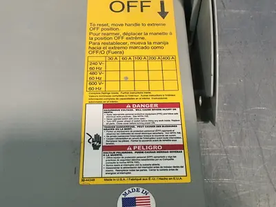 Used BUSSMANN PS6T48R1KGBF1Z Disconnects Ohio US | HGR 24 #1278517