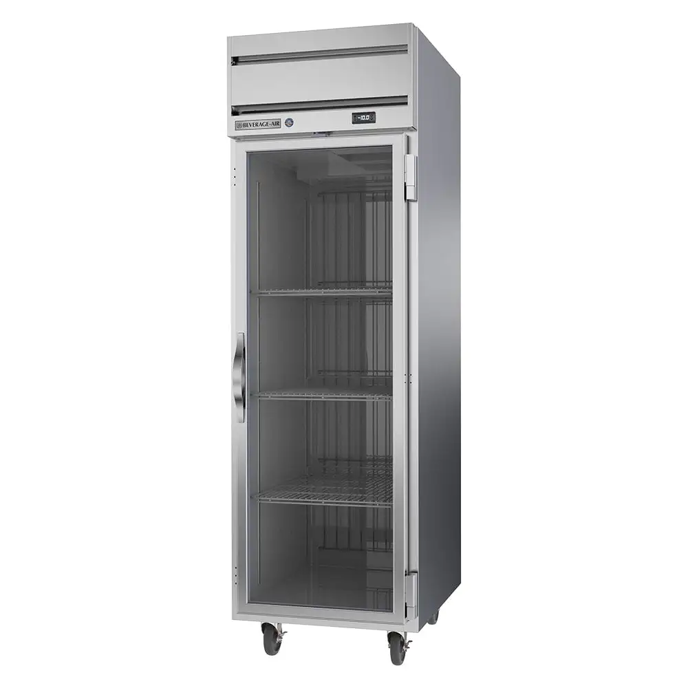 Beverage-Air HFP1HC-1G 26" Horizon Series One Section Reach In Freezer, (1) Right Hinge Glass Door, 115v