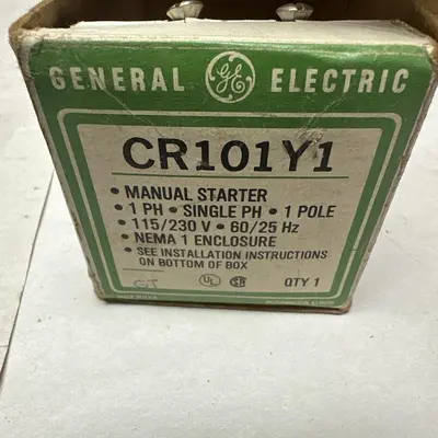 New | in-Stock GE CR101Y1 Industrial Controls | Surplus Asset Holdings #1220437