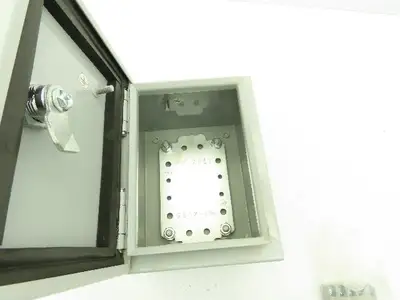 BUD Industries SNB-3738 Electrical Enclosure IP66 SNB Series SS Backplate 6x4x5"