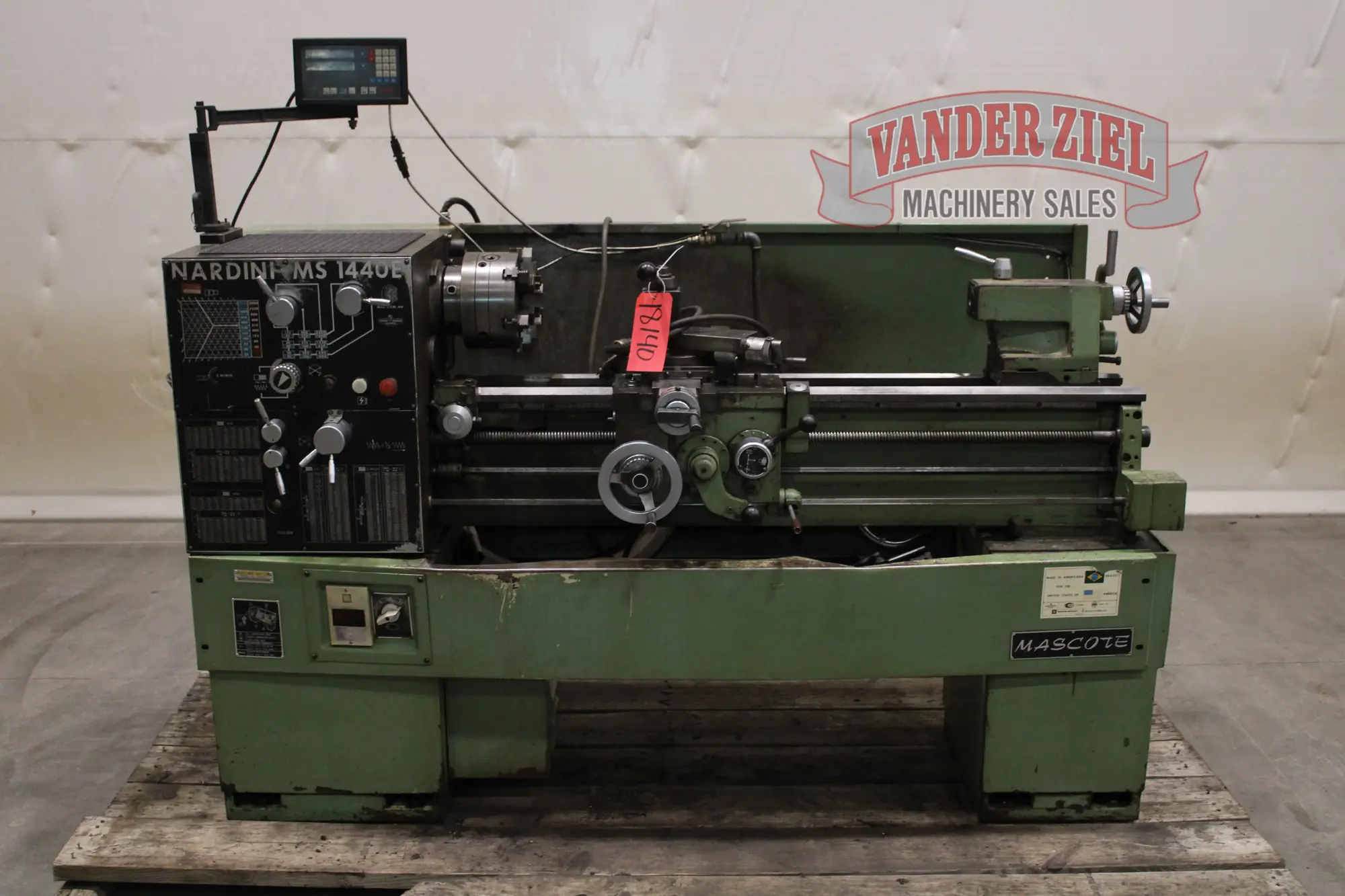 Used NARDINI MS 1440E Engine Lathes Michigan US | Vander Ziel Machinery Sales #1513393