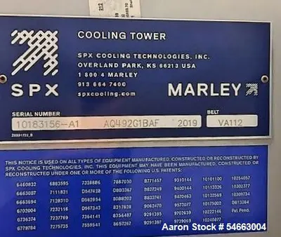 Used _UNKNOWN_ AQ492G1BAF Cooling Towers Illinois US | Aaron Equipment #1516460