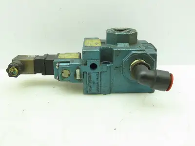 Mac 130B-111JD Solenoid Valve With 56C-13-112CA Manifold Block