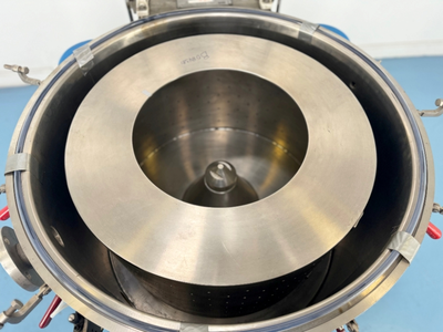 Tolhurst 30 x 18 perforate basket centrifuge, 316SS.