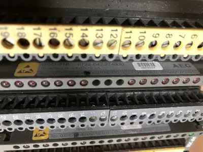 Modicon PC-A984-145 PLC CPU Module 8K Memory w/ MB Plus & 13 Various Modules
