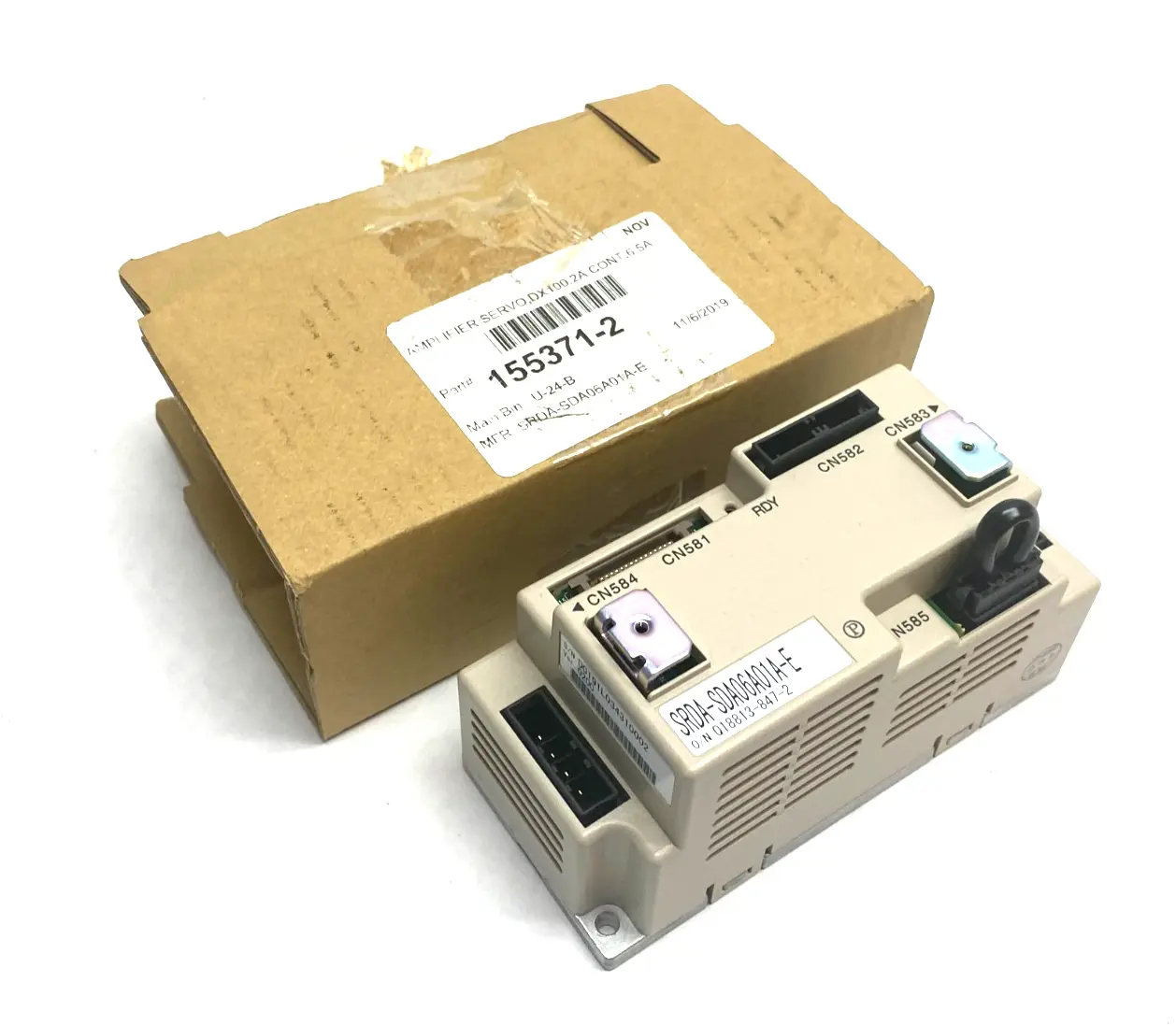 USED YASKAWA SERVO AMPLIFIER DX100 2A CONT, 6.5A MAX