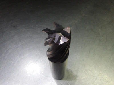 Kyocera/SGS 1" 5 Flute Carbide CR Endmill 1" Shank .01" R 38868 (LOC143A)