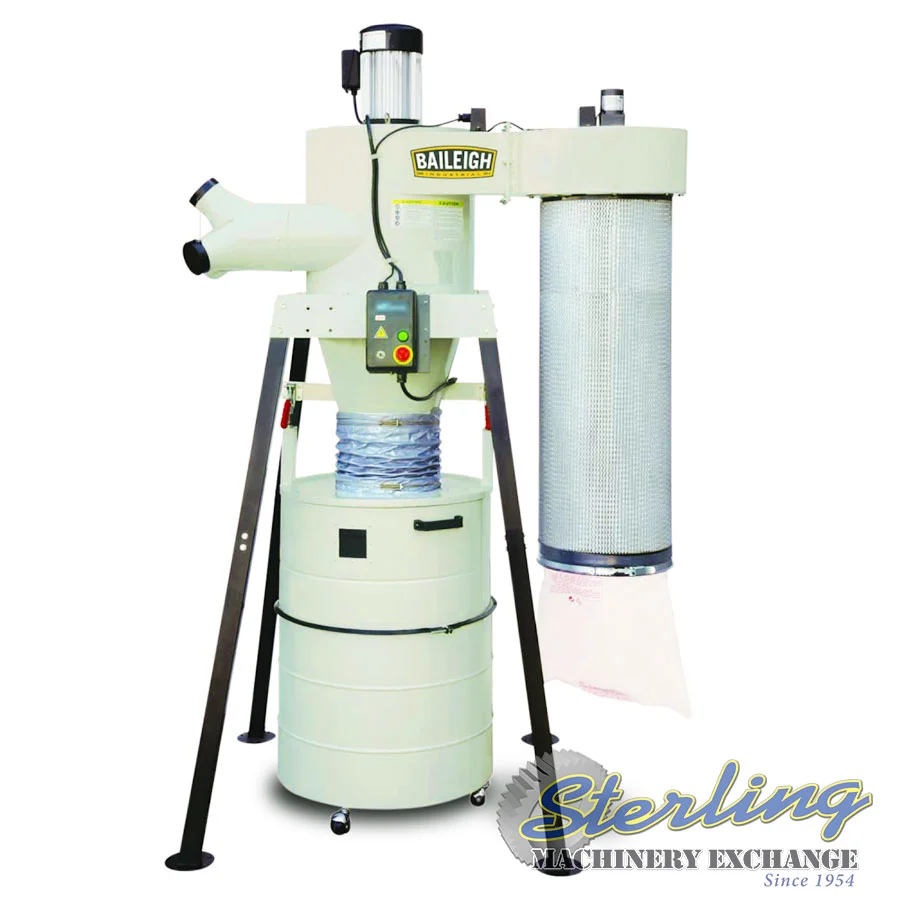 New | in-Stock BAILEIGH DC-6000 Dust Collectors California US | Sterling Machinery Exchange #1466770