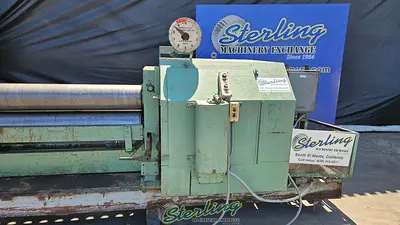 Used BERTSCH #8-B Plate Bending Rolls including Pinch California US | Sterling Machinery Exchange #1467064